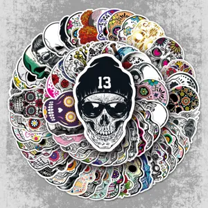 Autokolita Graffiti Kranio Adiavrocha Vinyl Decals Cool Punk Style Gia Skateboard Mpoukali Nerou Aposkeves DIY Decor