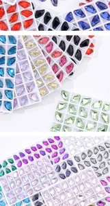 K9 high quality crystal rhinestone sew-on stones for garments dresses accessories wholesale