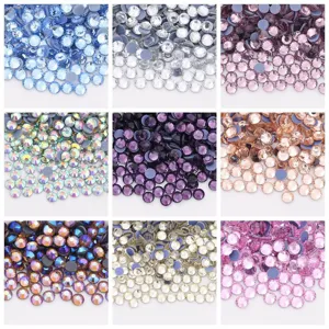 Dmc Flat Back Glass Crystals Hotfix Rhinestones For Diy Craft Nail Art And Garment Clothing Decoration
