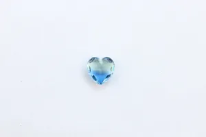 15mm verloop hart glas strass hanger DIY oorbel sieraden accessoire detailweergave