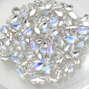 Mixed crystal rhinestone claw settings for DIY clothing shoes and phone case decorations sparkly