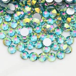 Strass planos AB cristales de vidrio para arte de uñas manualidades joyeria decoracion diy