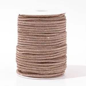 Sparkle 6-row rhinestone chain roll, perfect for DIY crafts, shoes, bags, and apparel decoration.