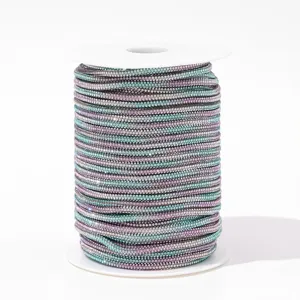 6 rows multi-color rhinestone cord roll for DIY craft, hair accessories, bags and shoes decoration.