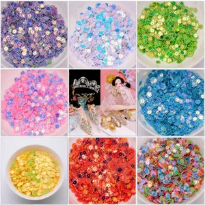 Lentejuelas de Plástico Coloridas Lentejuelas Sueltas Apliques para Accesorios de Prendas Costura DIY y Fabricación de Joyas