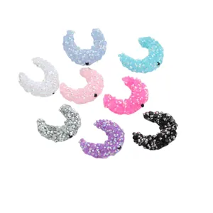 Rhinestone Crescent DIY Charms Set Multi-color Sparkly Bag Chain Accessories Handcraft