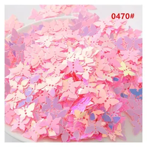 10g iridescent butterfly sequins for DIY nail art and handmade craft accessories shiny decor