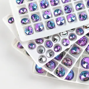 Crystal glass satellite rhinestones sparkle fancy stones DIY craft jewelry accessories set