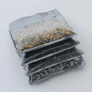 Resin hotfix rhinestones flatback crystals for DIY garment crafts in 4 bags pack