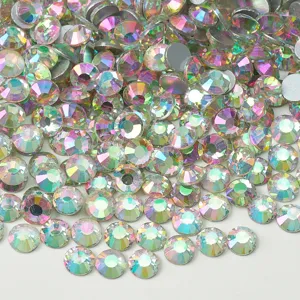 Pink flatback glass rhinestones crystal DIY craft accessories for phone cases and bears