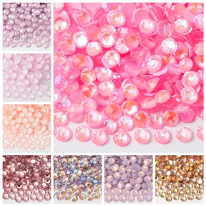 Glass Flatback Rhinestones Crystal Nail Art Rhinestones DIY Craft Phone Case Decoration Shiny Rhinestone Loose Stones
