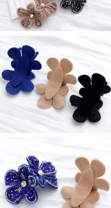 Rhinestone butterfly shoe clips detail, sparkling crystal and velvet shoe charms accessories.