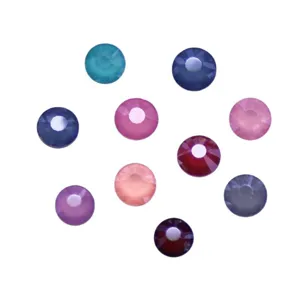 Colorful flatback rhinestones main image for nail art and DIY phone cases accessories