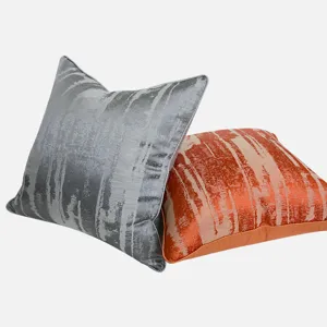 Federe per cuscini decorative geometriche astratte di lusso set di due per divano letto salotto.