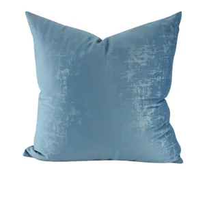 Nordic Abstract Geometric Plush Sofa Throw Pillow Cover Minimalist Tufted Blue Cushion Cover For Living Room Home Decor