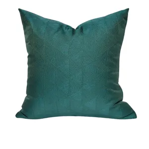 Light Luxury Geometric Triangle Pattern Sofa Pillowcase Polyester Fiber Decorative Cushion Cover For Bedroom Living Room Home Decor