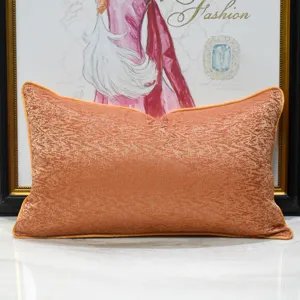 Modern Minimalist Abstract Pattern Throw Pillow Cover Orange Sofa Bed Cushion Cover Home Decor