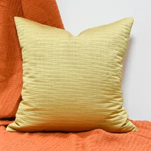 Luxury Gold Jacquard Geometric Throw Pillow Cover Decorative Cushion Case Modern Living Room Sofa Home Decor Pillowcase