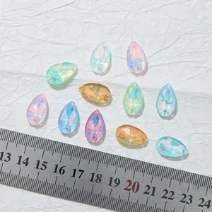 Strass colorati a goccia da cucire perline piatte per artigianato fai da te e vestiti