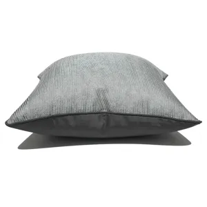 Cuscino decorativo in tessuto ad alta precisione grigio blu per divano e camera.