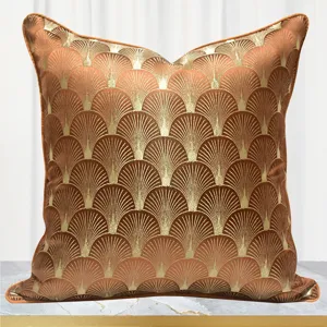 Modern Minimalistisch Geometrisches Muster Kissenbezug Luxus Goldfolie Sofa Kissenbezug Für Wohnzimmer Heimdekoration