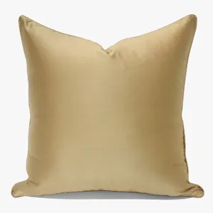 Fodera per cuscino in raso oro champagne lussuoso copricuscino decorativo tinta unita per casa