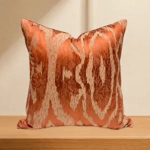 Modern Abstract Ripple Polyester Sofa Pillow Cover Luxury Decorative Cushion Cover For Living Room Bedroom Bed Home
