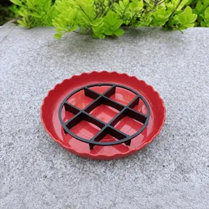 Plastic Flower Pot Bottom Elevated Base Grid Mat Breathable Drainage Anti Root Rot Tray Balcony Gardening Pot Stand