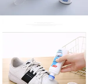 Detergente per scarpe bianche spazzola in spugna potente smacchiatore cura delle scarpe