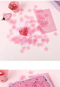 Pink luminous star wall stickers 3D fluorescent glow decor for kids bedroom and girl room