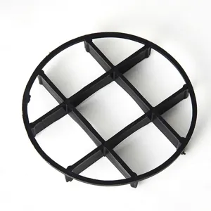 Plastic flower pot bottom riser drainage grid stand for plant root protection and ventilation