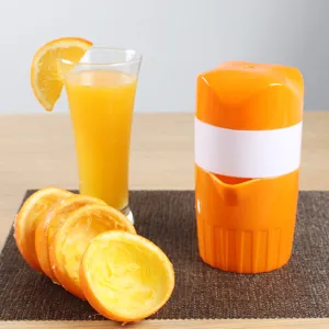 Exprimidor Manual de Naranjas Portátil Prensa Manual Limones Exprimidor de Frutas de Plástico