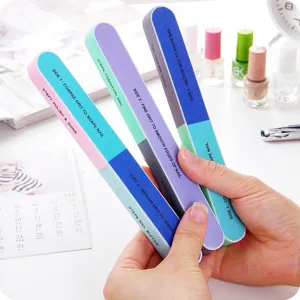 Seven Sided Sponge Nail File Professional Sanding Strip Buffer Block Manicure Polishing Tool Nail Care Accessories