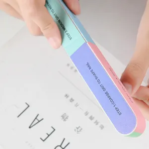 7-sided nail file and buffer block for professional manicure, shaping, and polishing tools.