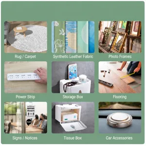Heavy duty double sided cloth tape strong adhesive traceless carpet wall fixing sticker