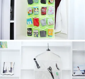 16-Fächer Hängeorganizer für Kleiderschrank, Socken, Unterwäsche und kleine Gegenstände Ordnung.