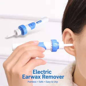 Electric ear cleaner painless earwax removal tool portable ear pick cleaning device for home use