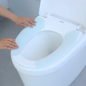 Waterproof adhesive toilet seat cushion for home bathroom universal daily use main view