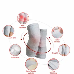 Rodilleras elásticas y transpirables para el calor articular y protección del frío.