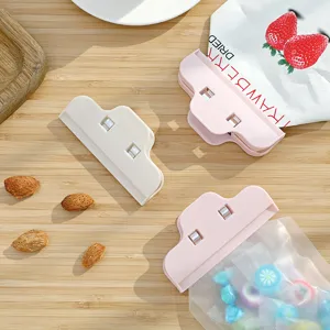 Plastic food sealing clips for snack bags kitchen freshness moisture proof storage tool