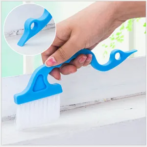 Swan Shaped Handheld Groove Window Crevice Cleaning Brush Multifunctional Plastic Household Cleaning Tool