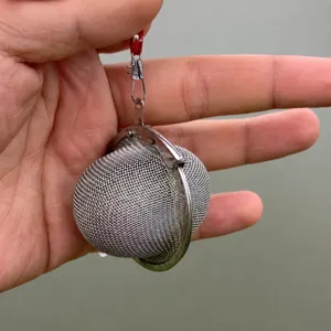 Stainless Steel Fishing Bait Cage Spherical Fine Mesh Feeder Basket Anti-Rust Tackle Tool For Outdoor Fishing