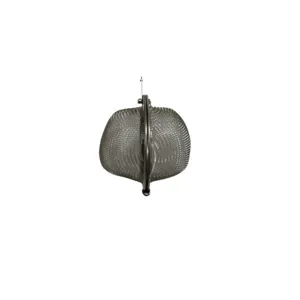 Stainless steel fishing bait cage with fine mesh design for freshwater fishing and ground bait releasing.