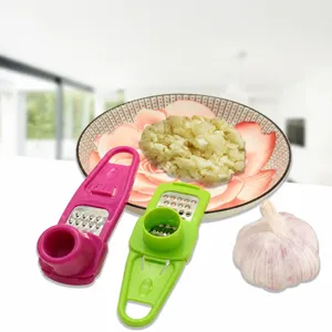 Manual garlic press ginger grater kitchen gadget multi-functional garlic grinding tools