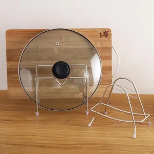 Edelstahl Schneidebrett Halter Topfdeckel Ständer Küche Arbeitsplatte Organizer Multifunktionales Aufbewahrungsregal
