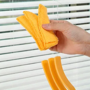 Cepillo de limpieza para persianas paño de repuesto herramienta antipolvo de microfibra