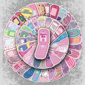 Waterproof PVC Cartoon Graffiti Stickers Retro Y2K Style Decals For Luggage Skateboard Phone Case Laptop