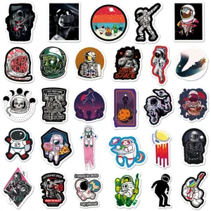 Autocollants Astronautes Espace Imperméables Stickers Vinyle pour Ordinateur Valise Skateboard