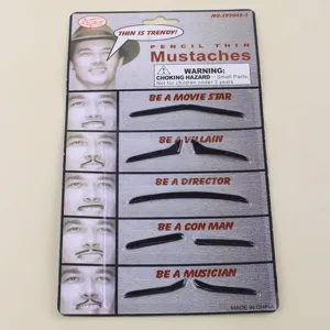 Halloween Masquerade Party Costume Props Fake Mustache Simulation Beard Set Funny Moustache For Festival Decoration Adult