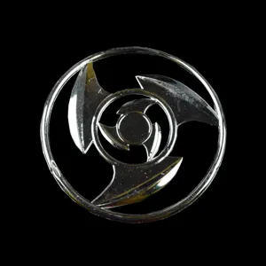 Ninja plastic shuriken toy circular boomerang prop Halloween cosplay costume party accessory item